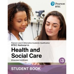 L3 AAQ BTEC National 2025 Health and Social Care Ext Cert Student Book (Print)