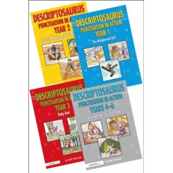 Descriptosaurus Punctuation in Action 4 Book Bundle