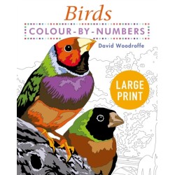 Large Print Colour by Numbers Birds: Easy-to-Read