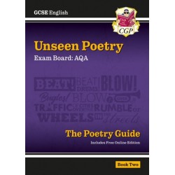 GCSE English AQA Unseen Poetry Guide - Book 2 includes Online Edition