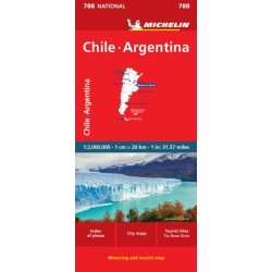 Chile Argentina - Michelin National Map 788: Map