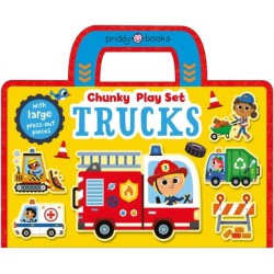 Chunky Play Set Trucks: With large press-out pieces