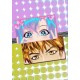 Manga Eyes Dotted Paperback Journal: Blank Notebook with Pocket