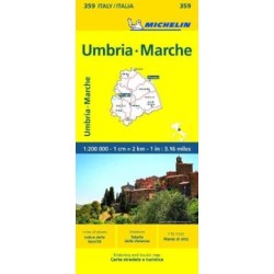 Marche & Umbria - Michelin Local Map 359