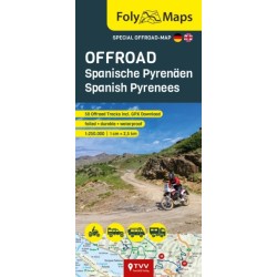 FolyMaps OFFROAD Spanish Pyrenees 1:250,000: Special map with over 60 off-road tracks