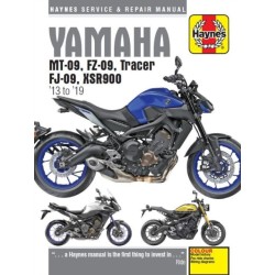 Yamaha MT-09, FZ-09, Tracer, FJ-09, XSR900 (03 -19): 2013 to 2019