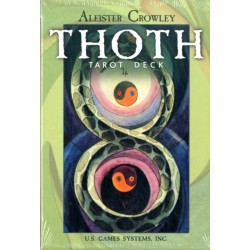 Crowley Thoth Tarot Deck (Large Edition): 78-Card Thoth Tarot Deck (Large Edition) by Aleister Crowley, with Egyptian Symbolism, Qabalistic & Astrological Insights, Occult Knowledge, Painted by Lady Frieda Harris, Plus Booklet