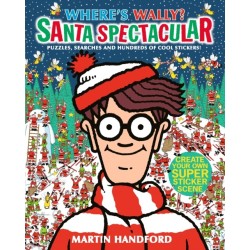 Where's Wally? Santa Spectacular Sticker Activity Book: A Christmas sticker book from the iconic search-and-find series full of activities, puzzles and mazes - the perfect festive gift for ages 5-9