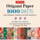 Origami Paper Washi Patterns 1,000 sheets 4" (10 cm): Tuttle Origami Paper: Double-Sided Origami Sheets Printed with 12 Different Designs (Instructions for Origami Crane Included)