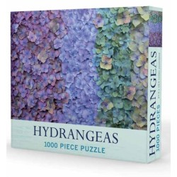 1000-piece puzzle: Hydrangeas