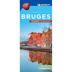 Bruges - Brügge Street Map Laminated