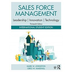 Sales Force Management: Leadership, Innovation, Technology: International Student Edition