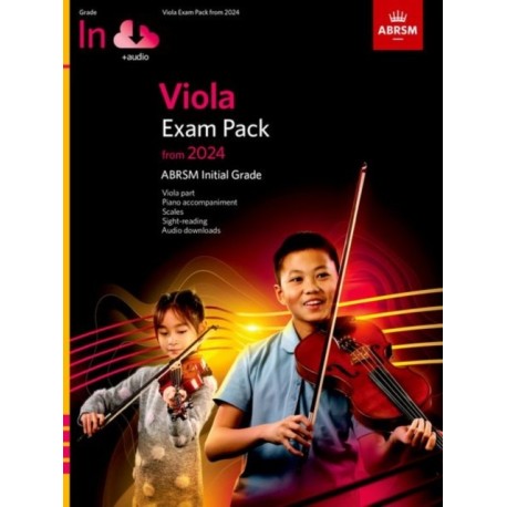 Viola Exam Pack from 2024, Initial Grade: Viola Part & Piano Accompaniment