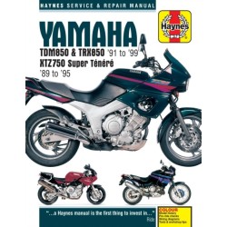 Yamaha TDM850, TRX850 & XTZ750 (89 - 99) Haynes Repair Manual: 89-99