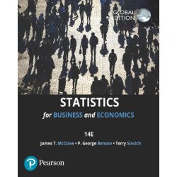 Statistics for Business & Economics, Global Edition