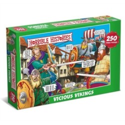 Horrible Histories Children's  250 Piece Jigsaw Puzzle - Vicious Vikings