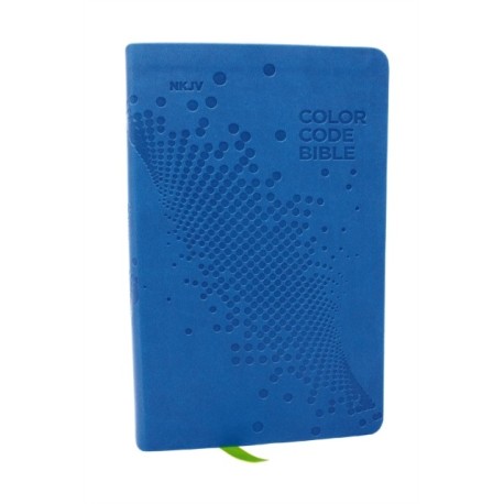 NKJV, Color Code Bible for Kids, Blue Leathersoft, Comfort Print