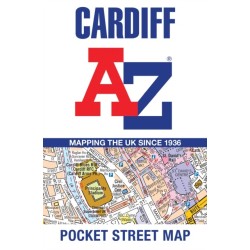 Cardiff A-Z Pocket Street Map