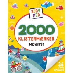 Sjov med 2000 klistermærker: Monstre