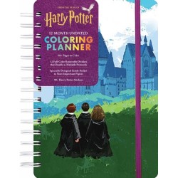 Harry Potter 12-Month Undated Coloring Planner