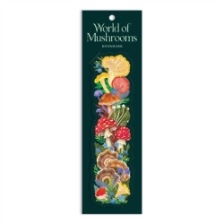 World of Mushrooms Paper Bookmark