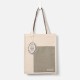 Bookaroo Tote Bag - Fern & Cream