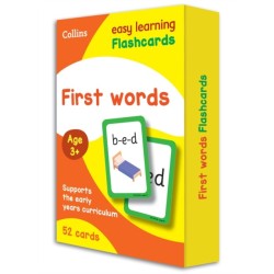 First Words Flashcards: Ideal for Home Learning