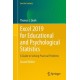 Excel 2019 for Educational and Psychological Statistics: A Guide to Solving Practical Problems