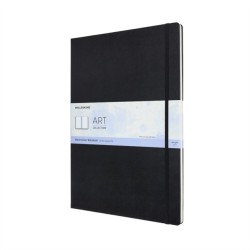 Moleskine Art A3 Watercolour Notebook: Black: Black