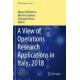 A View of Operations Research Applications in Italy, 2018