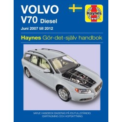 Volvo V70 diesel (2007 - 2012) Haynes Repair Manual (svenske utgava)