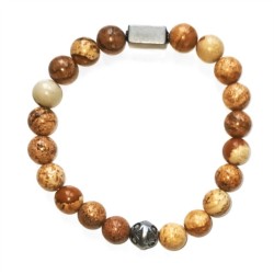 Crystal Bracelet - Picture Jasper