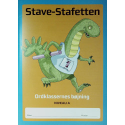Stave-stafetten - Niveau A: ordklassernes bøjning (Bind 1)