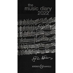 Music Diary 2022 Black: Black