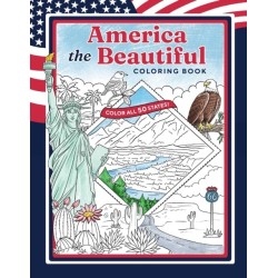 America the Beautiful Coloring Book: Color All 50 States!