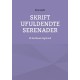Skrift ufuldendte serenader: Et Barthessk tegnbind