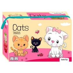 Little Bright Ones - 3 Katte Puslespil