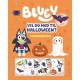 Bluey - Vil du med til halloween?: En magnetbog