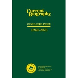 Current Biography Cumulated Index, 1940-2025