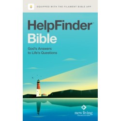 HelpFinder Bible NLT, Filament Enabled (Hardcover, Red Letter)