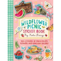 Wildflower Picnic Sticker Book: 100+ Stickers of Fresh Fruits, Flowers, and Gingham Galore!