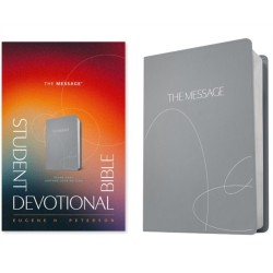 Message Student Devotional Bible Stone Gray, The