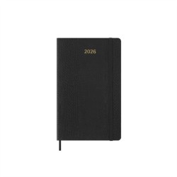 Moleskine Precious & Ethical 2026 12-Month Weekly Large Hardcover Notebook in Box: Mamba Black