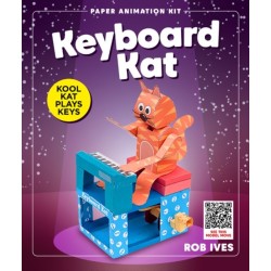 Keyboard Kat -Rob Ives Paper Animation Kit