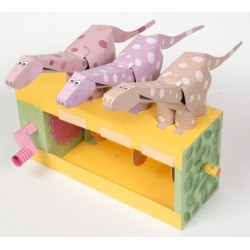 Diplodocus Dance -Rob Ives Paper Animation Kit