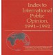 Index to International Public Opinion, 1991-1992