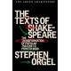 The Texts of Shakespeare: The Transformation of Popular Theatre to Printed Book