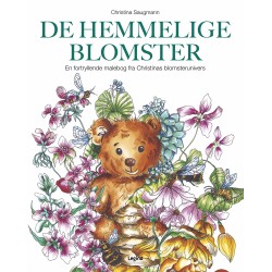 De hemmelige blomster: en fortryllende malebog fra Christinas blomsterunivers