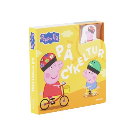 Gurli Gris Bog med Træfigurer – På cykeltur