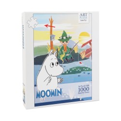 Mumi 1000 brikker Puselspil - på broen: 1000 stk - Mumin på broen